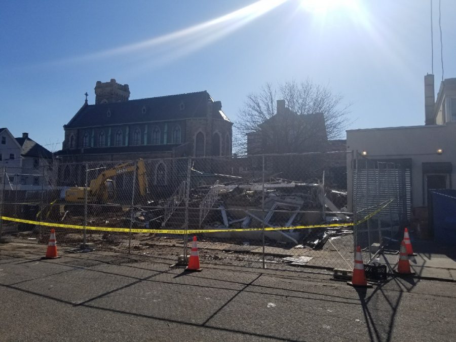 The remains of 109 Commerce Street.